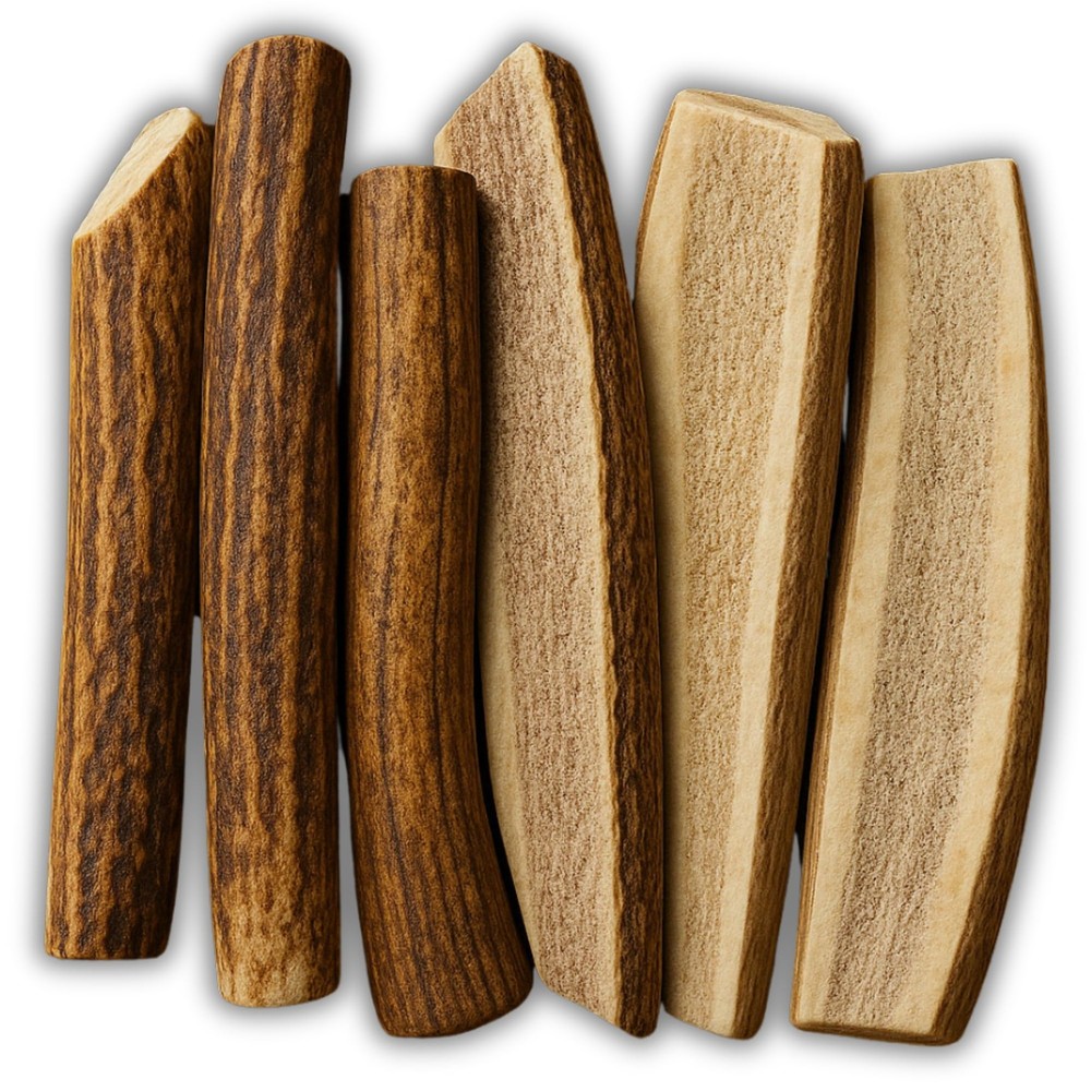 Premium Split Elk & Red Deer Medium (Pack of 6), natural
