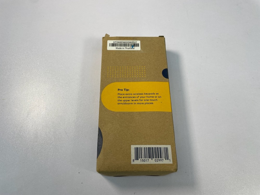 SimpliSafe Wireless Keypad Extra Alarm Keypad Open Box