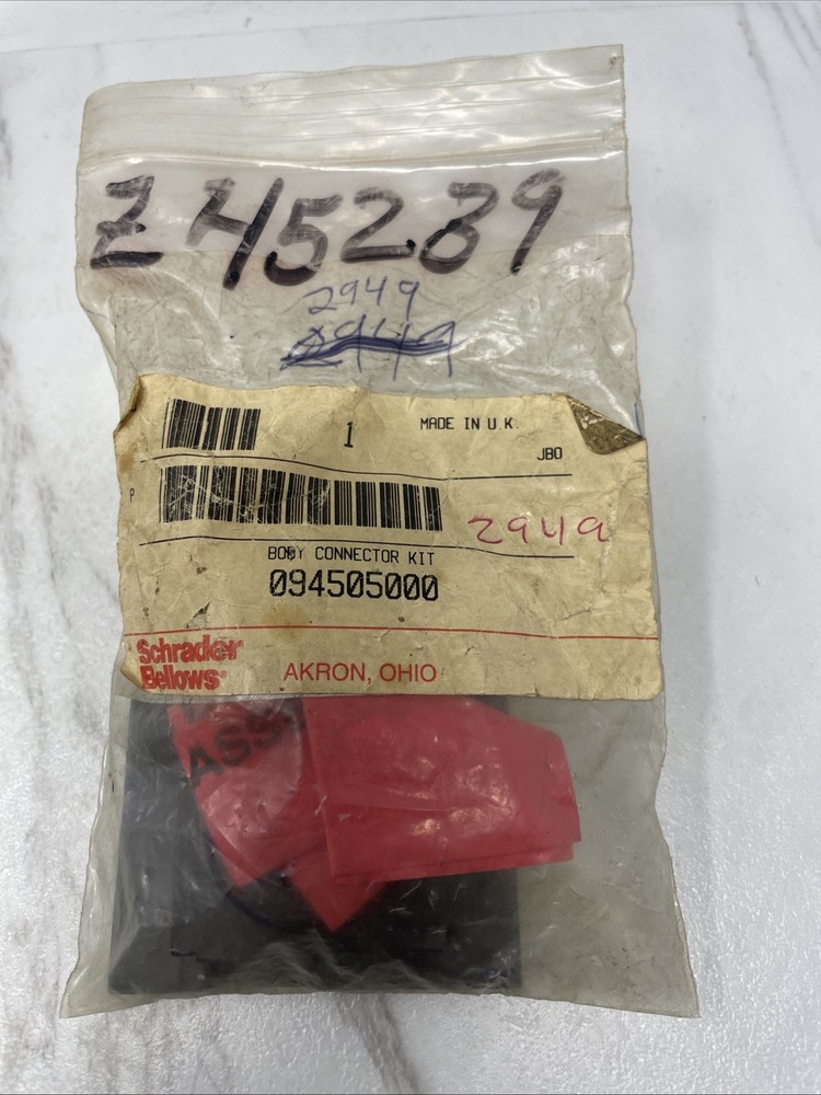 Schrader Bellows 94505000 Body Connector Kit Missing “O” Ring