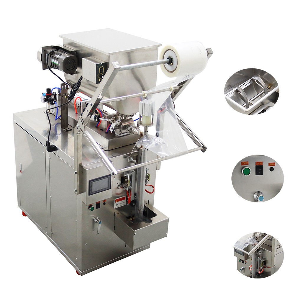 INTBUYING 10-100ml Auto Quantitative Filler Machine W/ Horizontal Mixer Function
