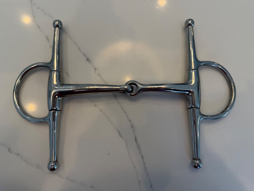 Coronet Eggbutt Full Cheek Bit 5 1/4"