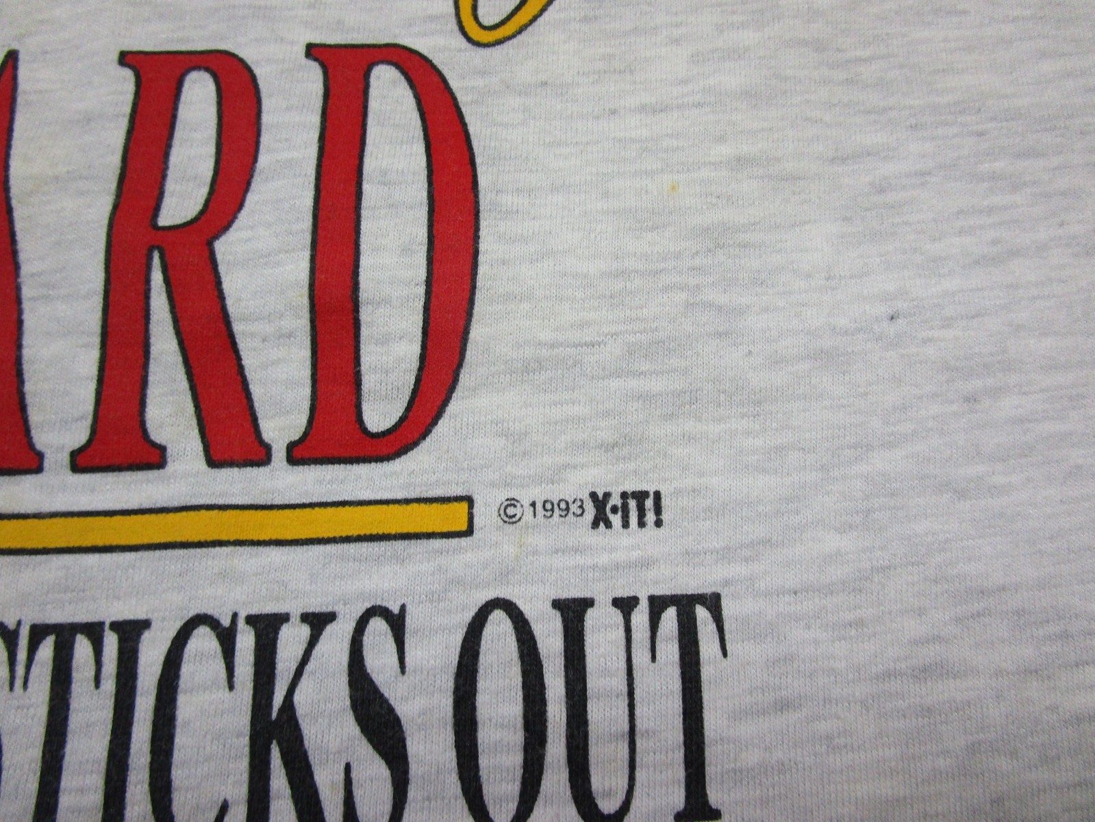 Vintage Funny Joke T Shirt (XL) "Dickie-Do Award" Quote 1990s Adult Humor