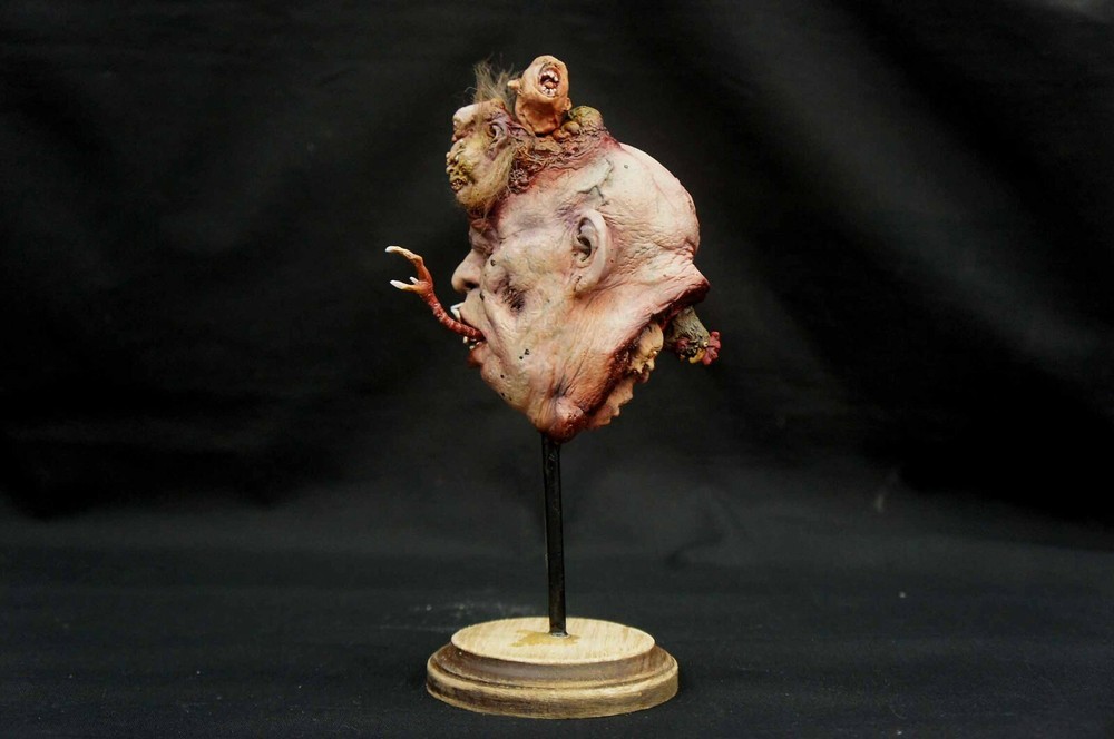 Voodoo 1:3 scale Head Art Statue Simon Lee Spiderzero