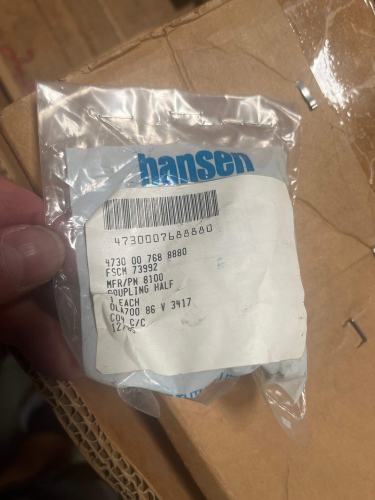 Tuthill 8100 Coupling half 4730-00-768-8880