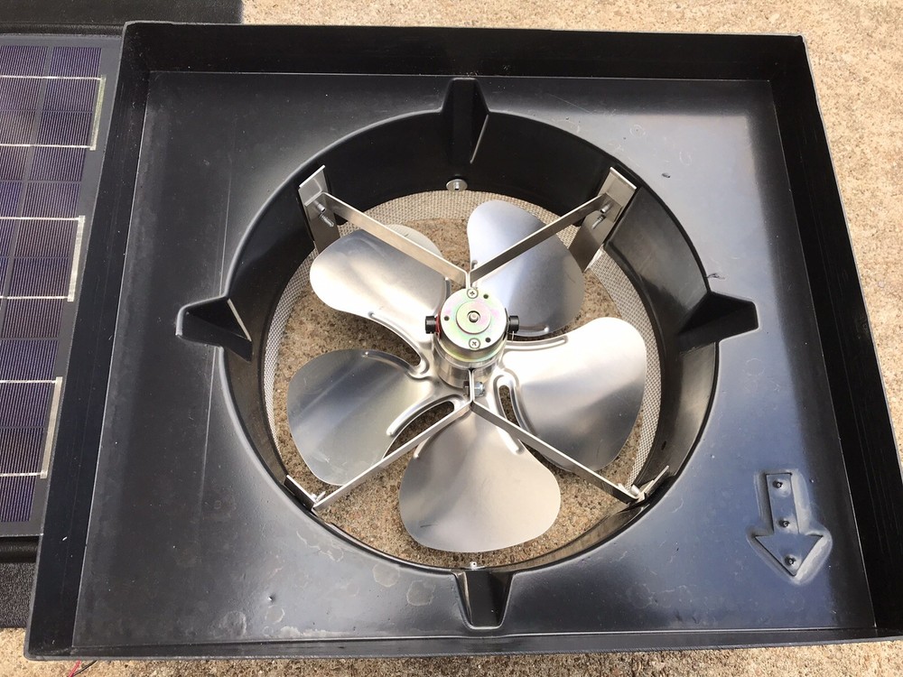 Solar Powered Attic Ventilator - Broan 353SOBK Gable Mount