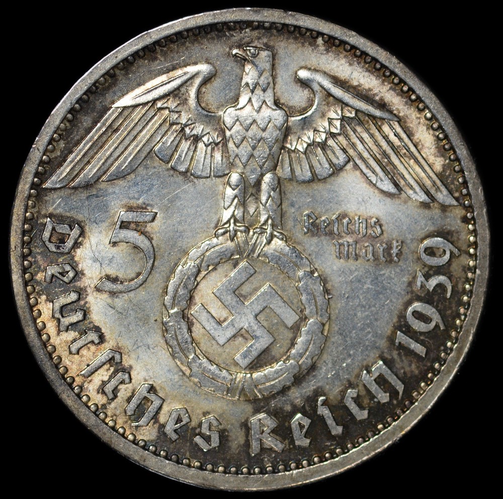 Germany 1939 A 5 Reichsmark
