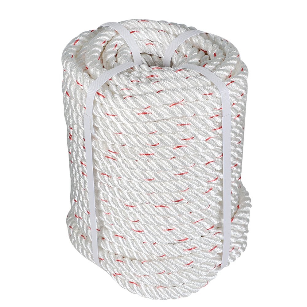 1/2"×150' 5850Lbs Double Braid Polyester Arborist Bull Rope Pulling Rigging Line