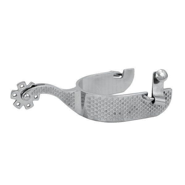 Partrade Rasp Spurs with Silver Finish