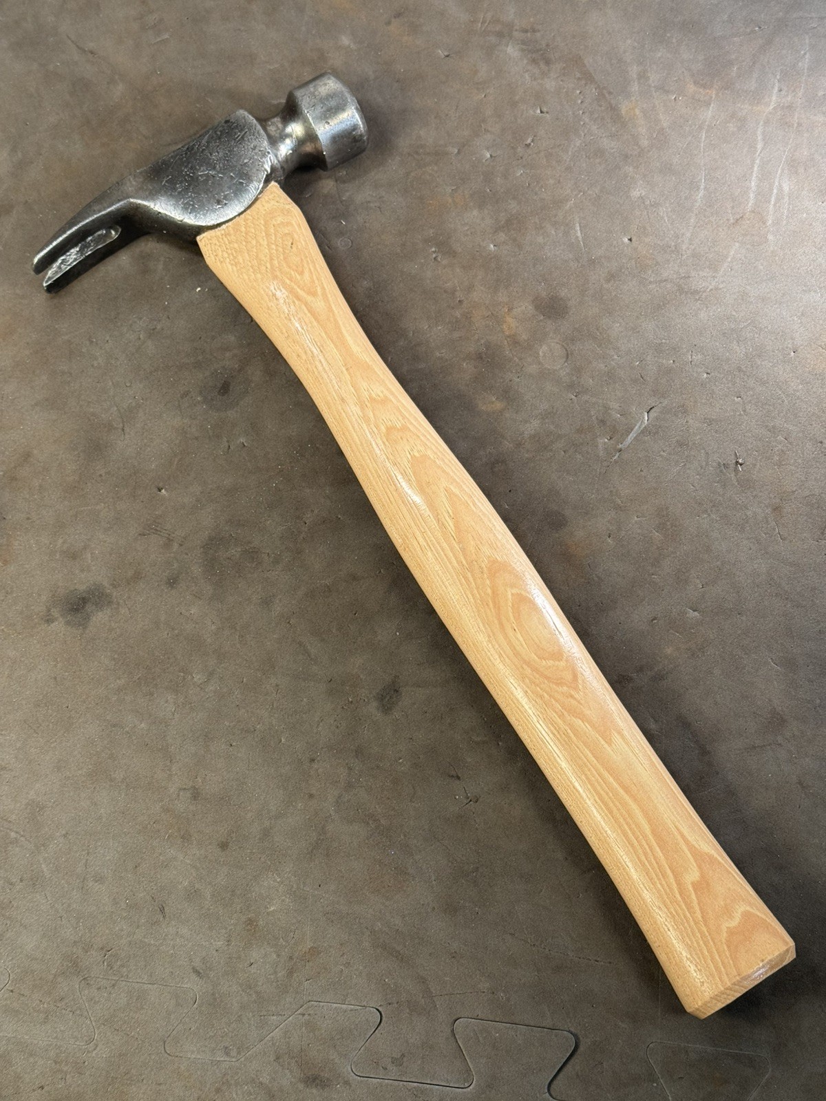 Dalluge 12 oz Smooth Face Trimster Hammer California Framer Hickory Handle VTG