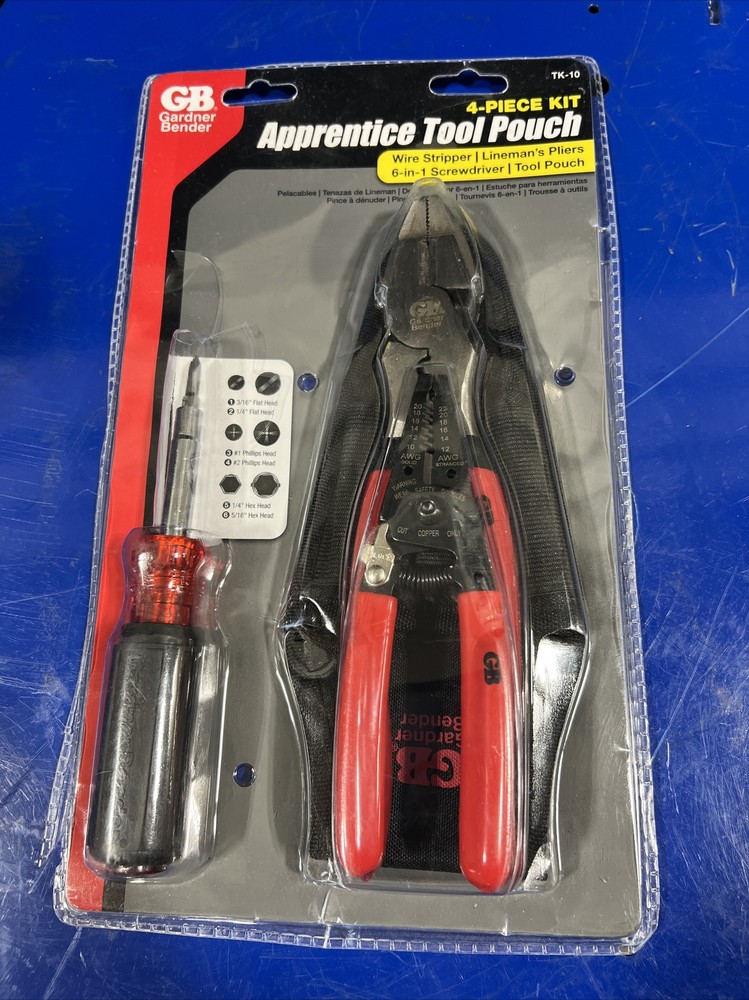 Gardner Bender TK-10 4pc Apprentice Tool Pouch TK-10 NEW