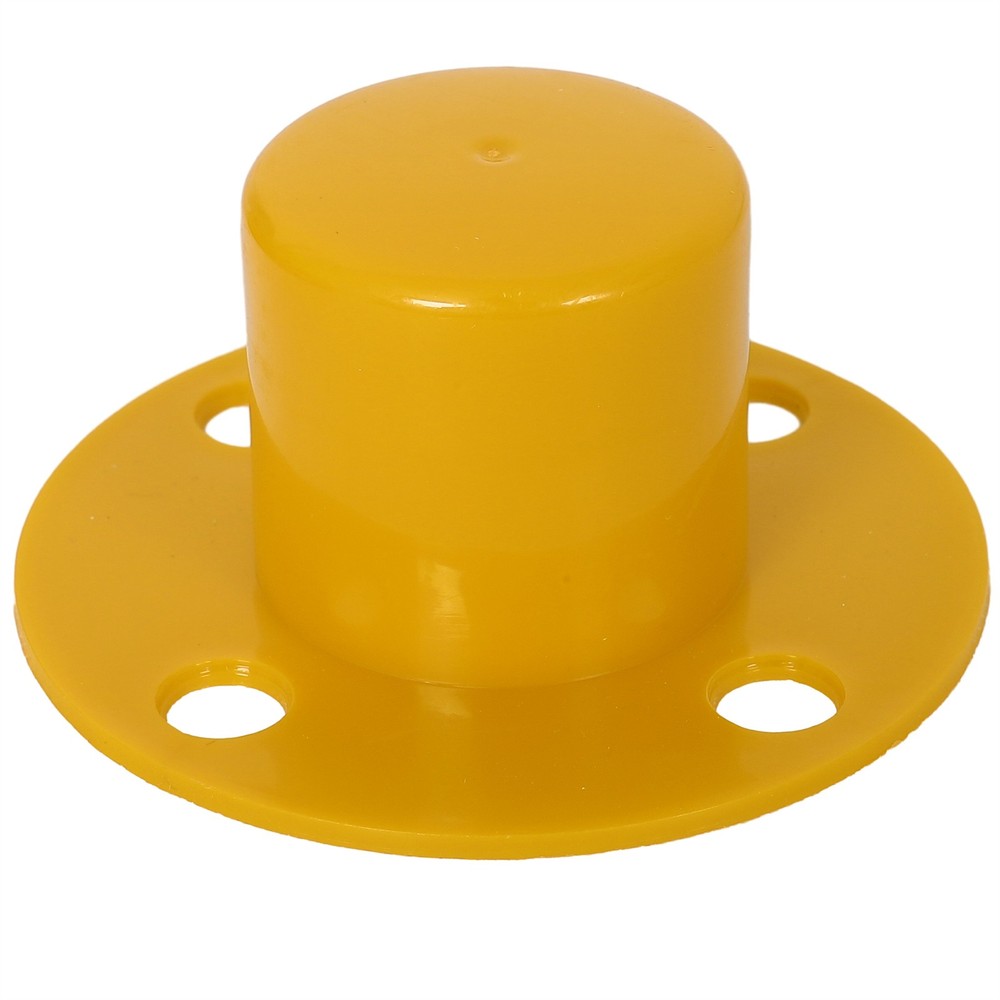 12 Pack Traffic Delineator Post Cones with Fillable Base with 5 FT Plastic Chain