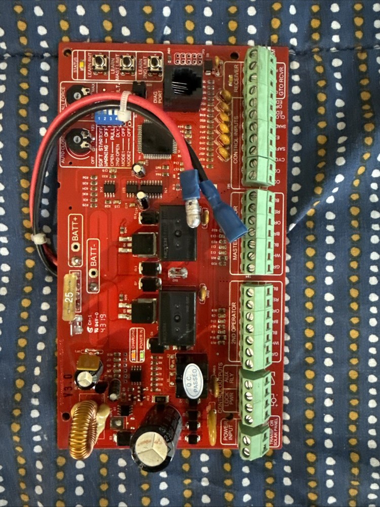 Mighty Mule Replacement Control Board for Mighty Mule Gate Openers (R4211) Red
