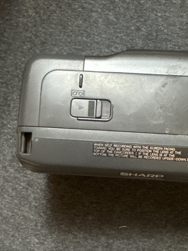 Vintage Sharp Viewcam VL-E600U 8mm Camcorder - Untested - As Is