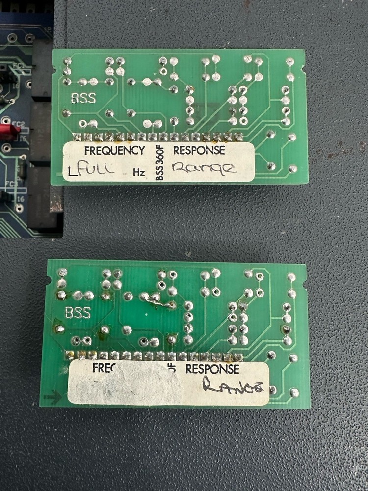 BSS FDS-360 Frequency Dividing System Crossovers - With Two Cards