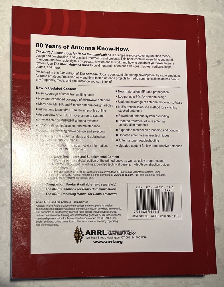 ARRL ANTENNA BOOK 24th Edition