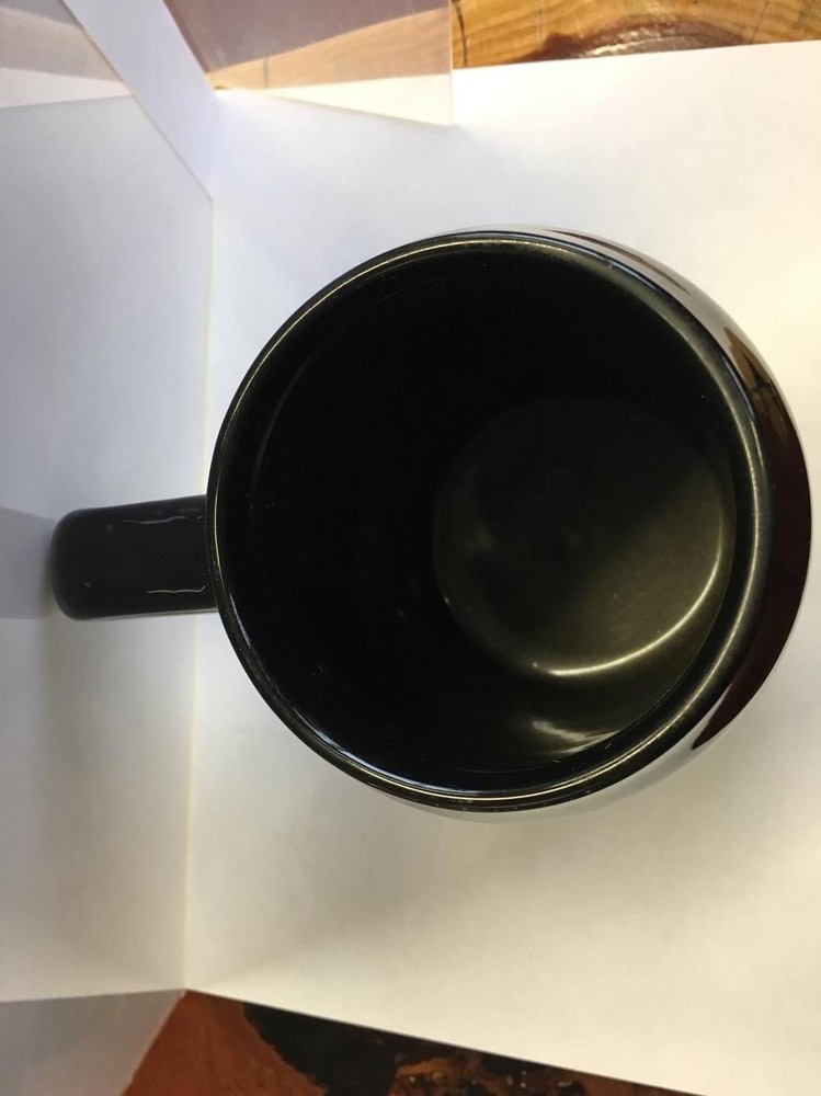 US Navy Black Ceramic Beer Stein