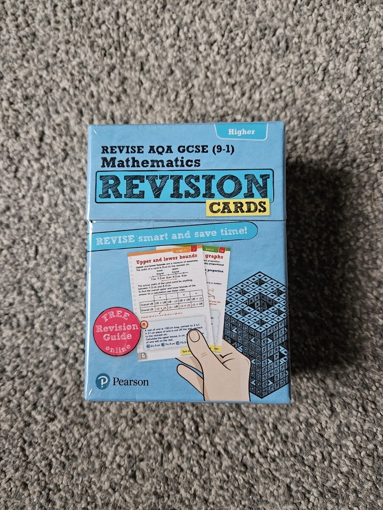 Pearson AQA Mathematics GCSE Higher Revision Cards
