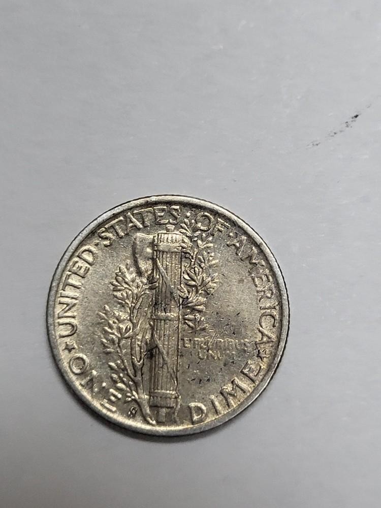 1944 S Mercury Dime