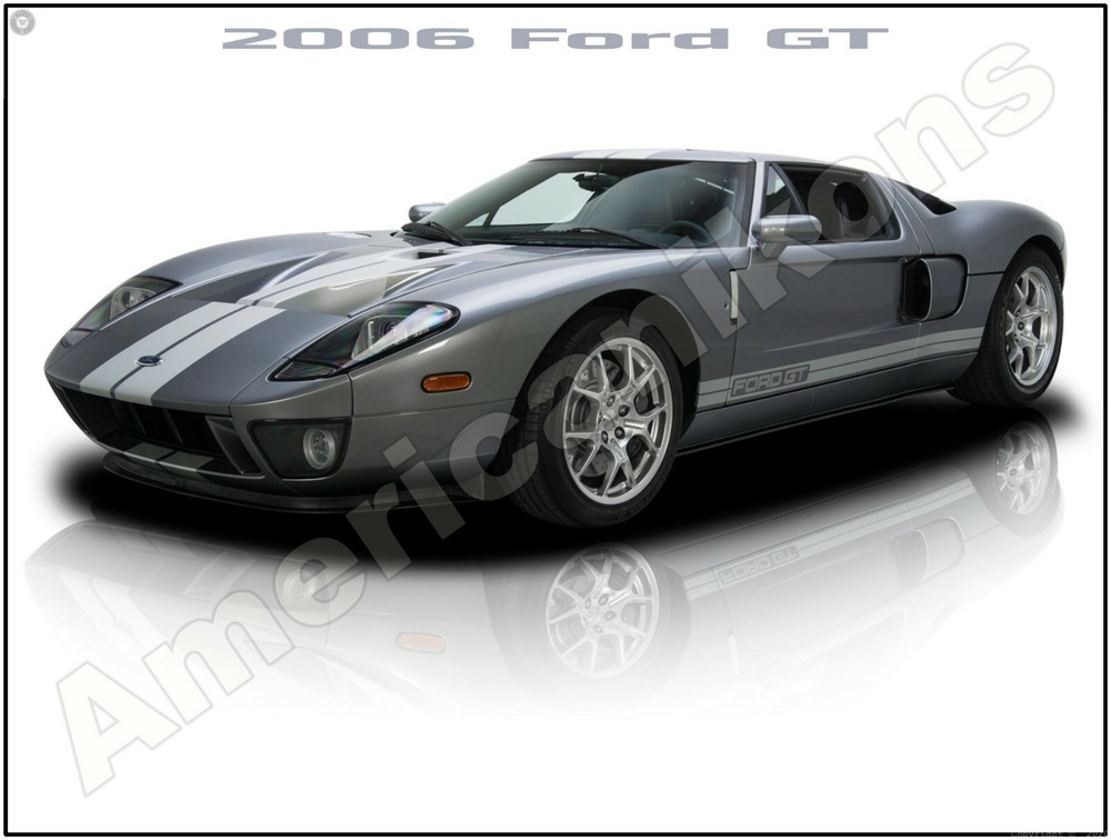 2006 Ford GT New Metal Sign: Absolute Mint!