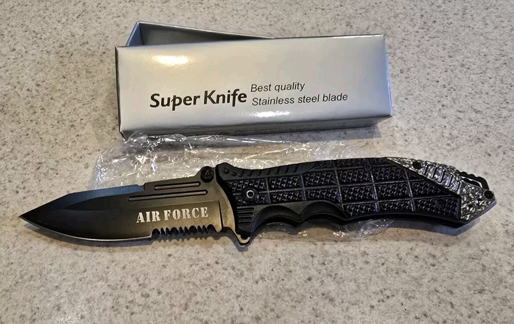 Super Knife " Air Force " Pocket Knife