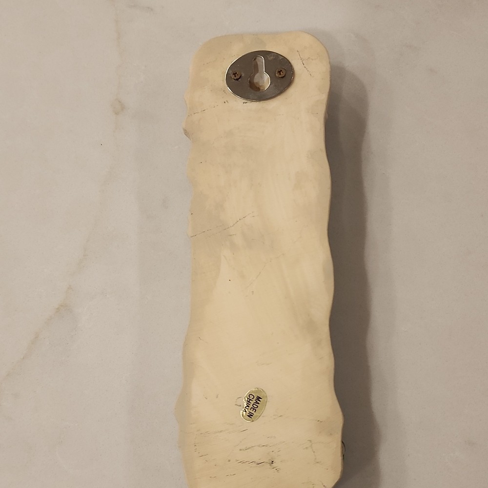 Ceramic Outdoor Thermometer with Analog Display, Grape Botanical Motif