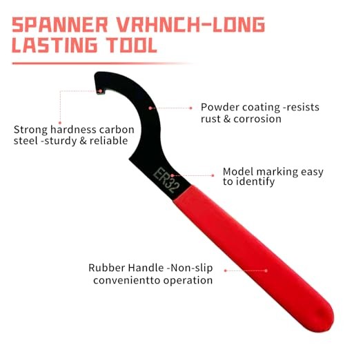 Coilover Spanner Wrench Set 6 Pcs C-Shape Shock Spanner Hook Wrench JYBS-6pcs
