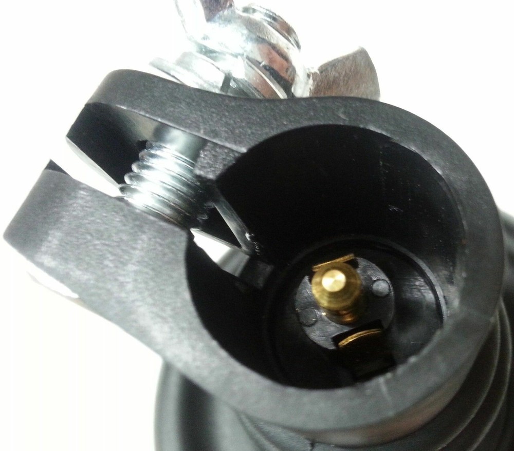 2X Led Rotating Amber Beacon Flexible Din Pole Thread Mount Warning Lights #A