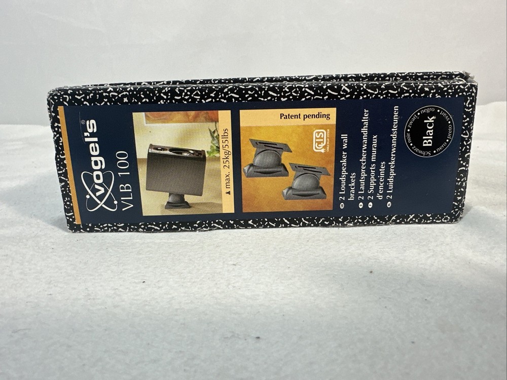 NOB Evolution VLB-100 Loudspeaker Wall Brackets WITH mounting Hardware