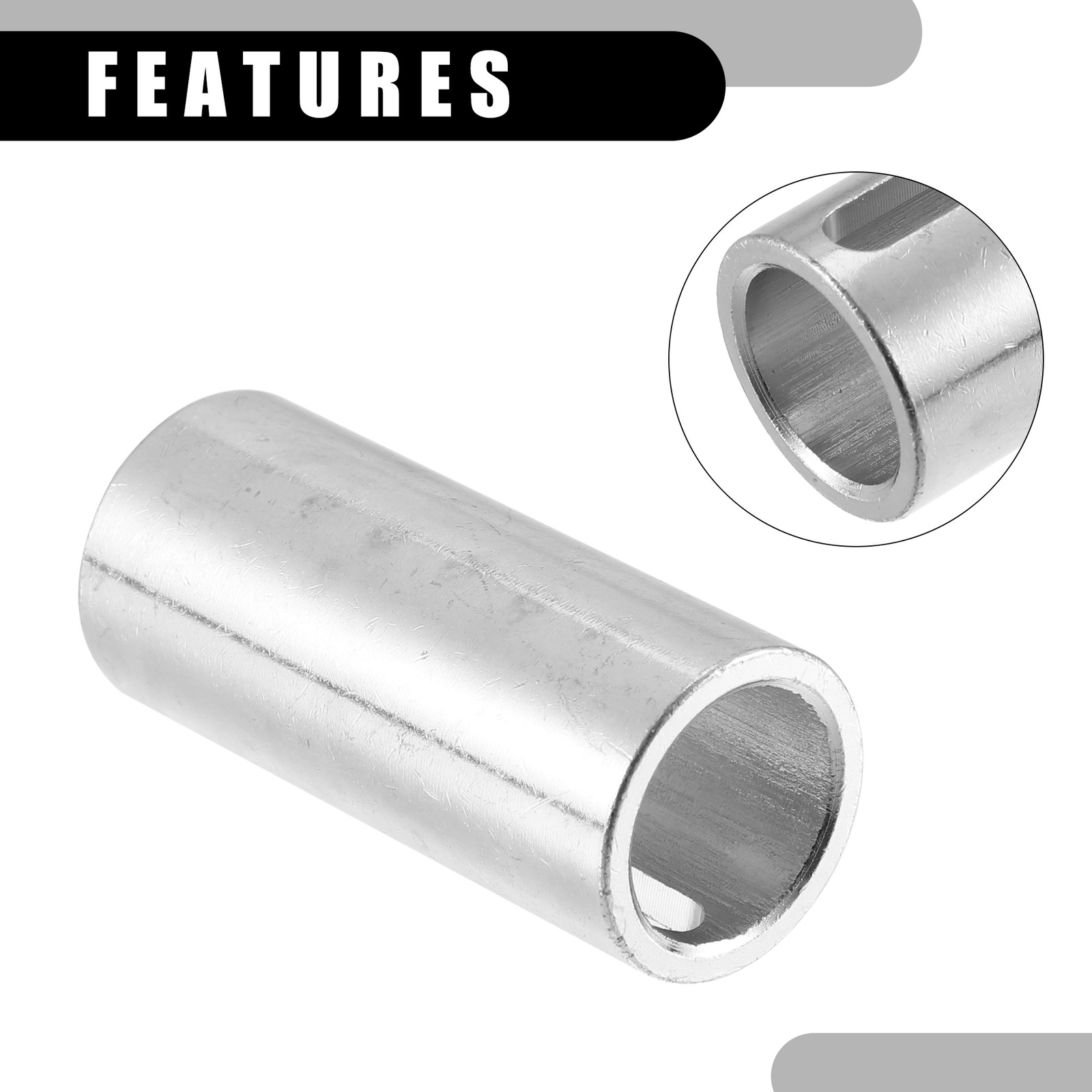 Universal Piece of 1 Engine Pulley Crank Shaft Sleeve Adapter 3/4" to 1"