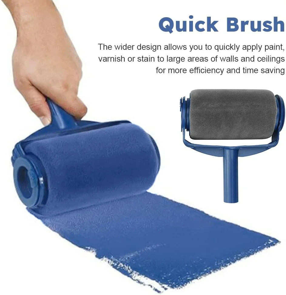 Refillable Paint Roller, DIY Ceiling Paint Roller No Drip Kit Roller