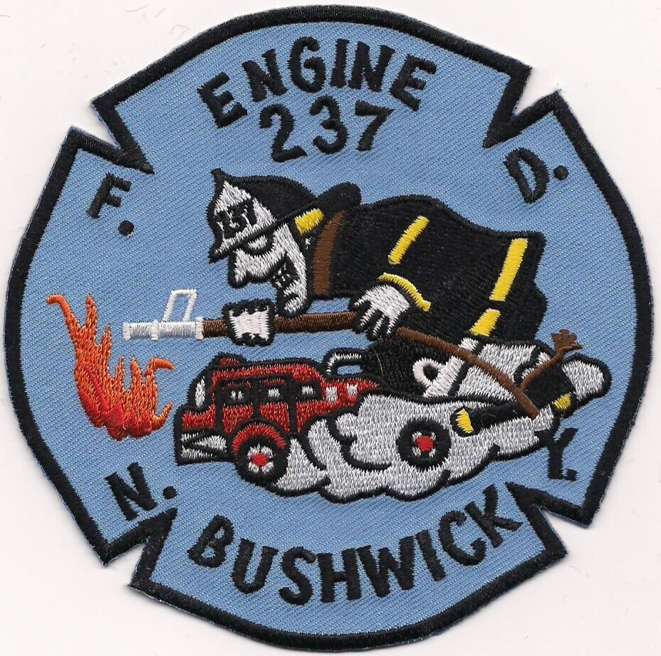 New York City - Engine-237 "BUSHWICK" (4.5" x 4.5" size) fire patch