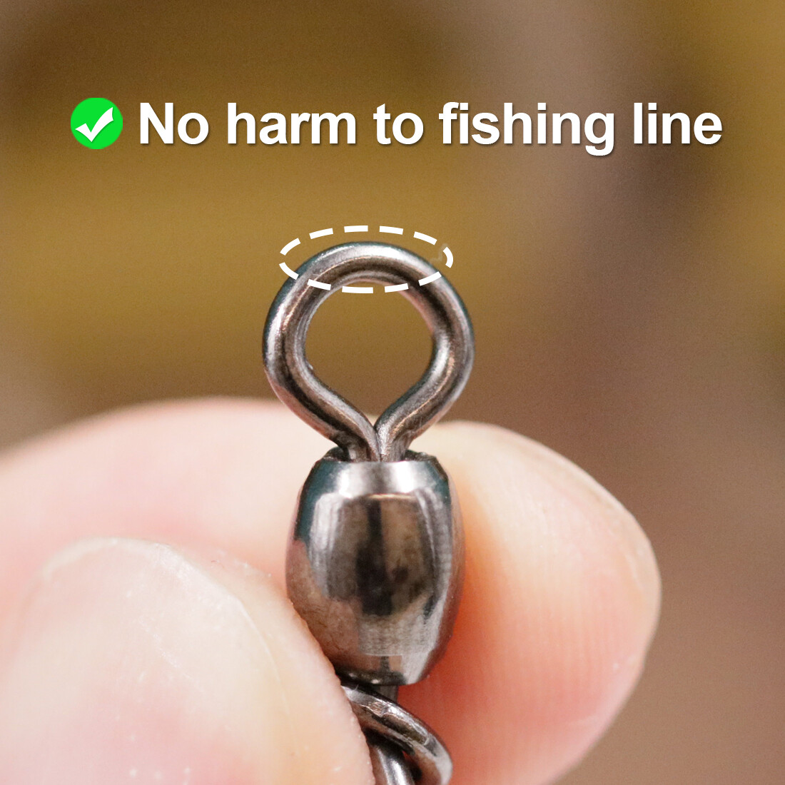 3 Way Swivel Stainless Steel Crane Swivels Fishing Barrel Swivels Fishing Tackle