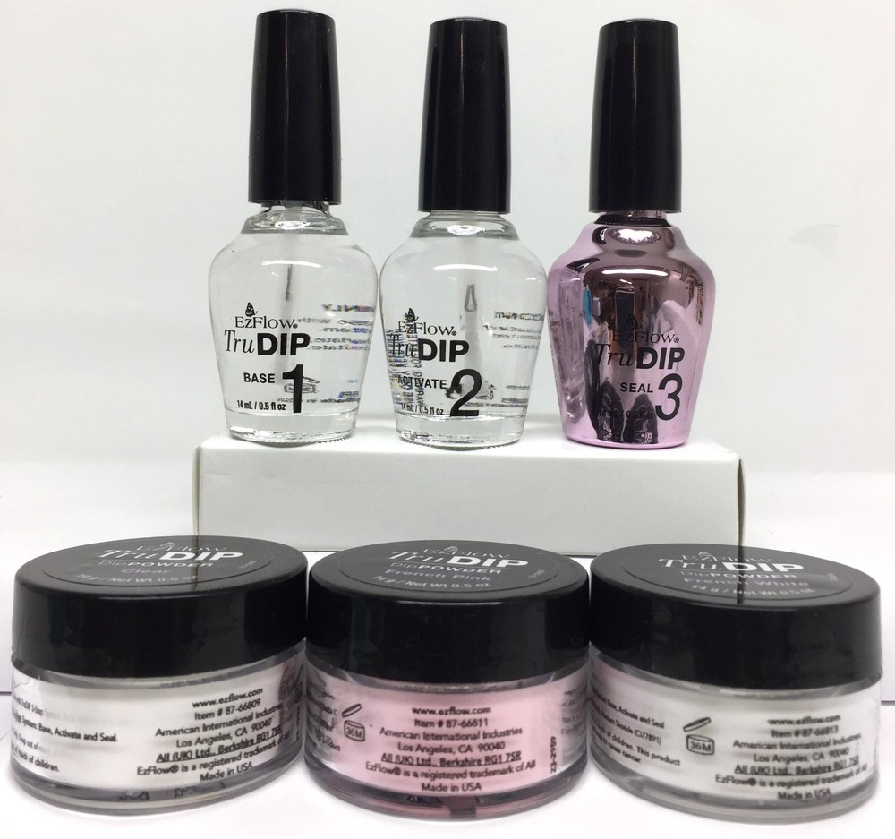 EzFlow TruDIP STARTER KIT - 3 STEP ACRYLIC DIP SYSTEM #66893
