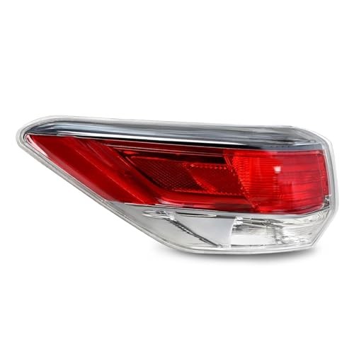 Outer Tail Light Driver Side Compatible with Highlander 2014 2015 2016 Left