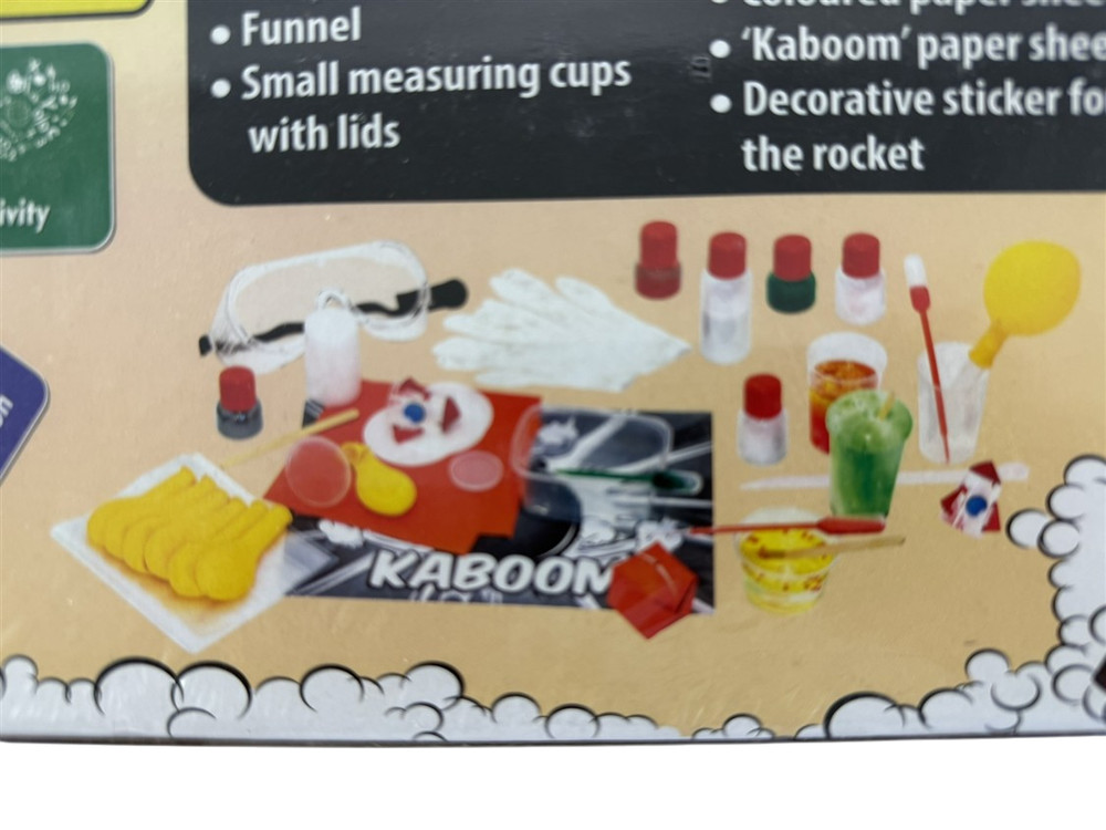 Playz Kaboom Explosive Combustion 25 Science Lab Kit STEM Experiments New Sealed