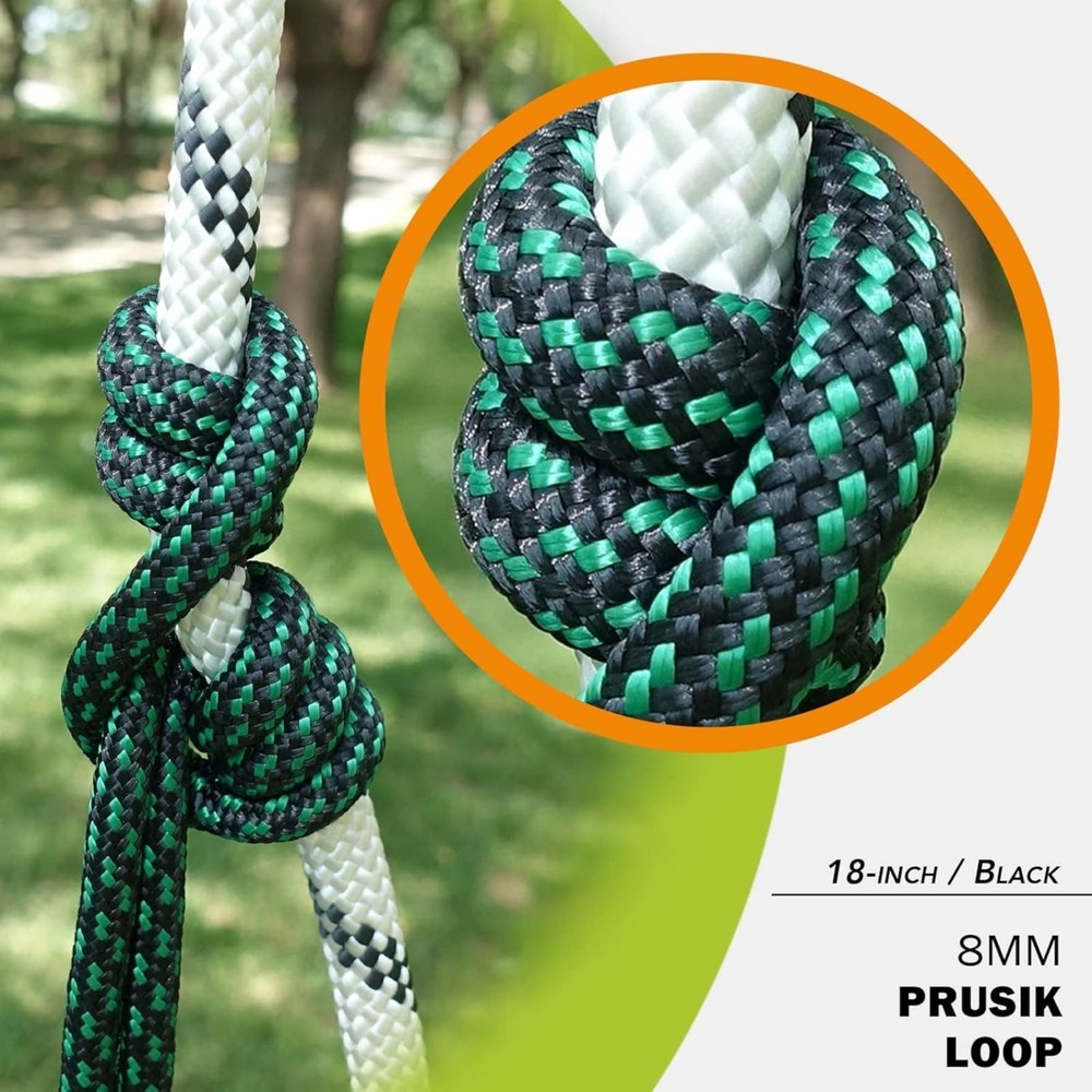 8mm Prusik Loop – 24kN Breaking Strength (Available in 18" & 24")