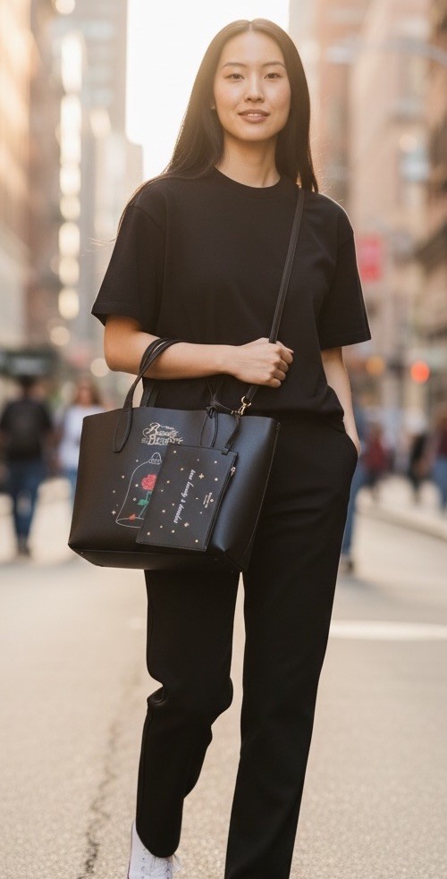 Disney X Kate Spade New York Beauty And The Beast Small Reversible Tote KE572