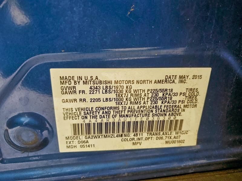 OUTLSPORT 2015 Transmission Shift 997545