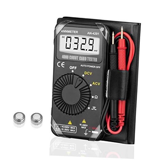 Digital Multimeter,Pocket Voltmeter Ohmmeter Measuring AC&DC Voltage