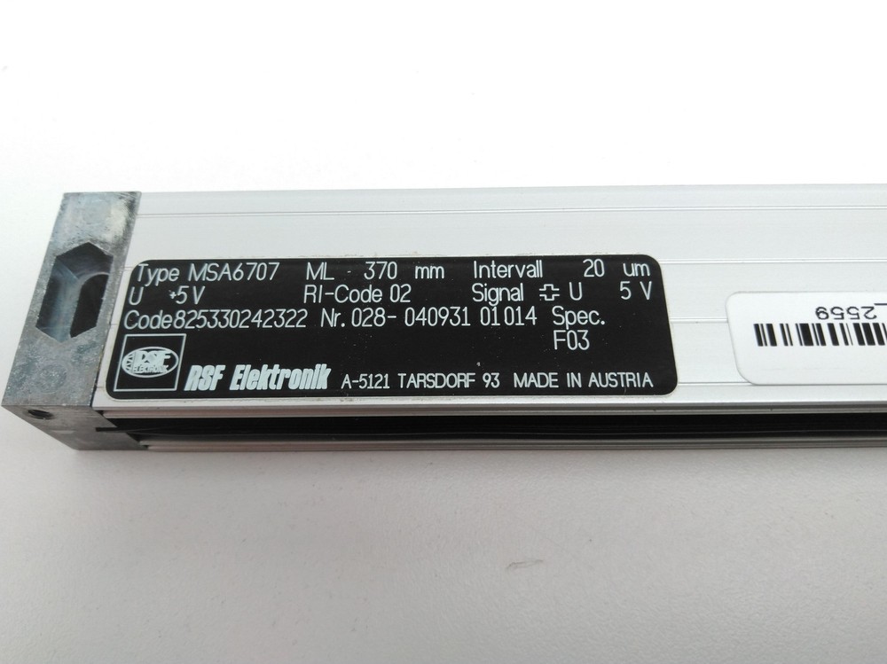 RSF Elektronik MSA6704 Linear Encoder, 370 mm 20 micron