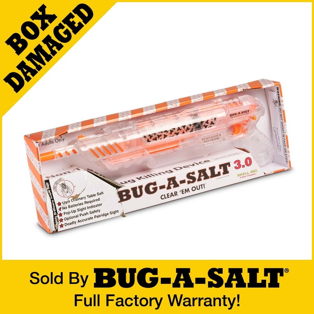 Damaged Box BUG-A-SALT Clear 'Em Out 3.0