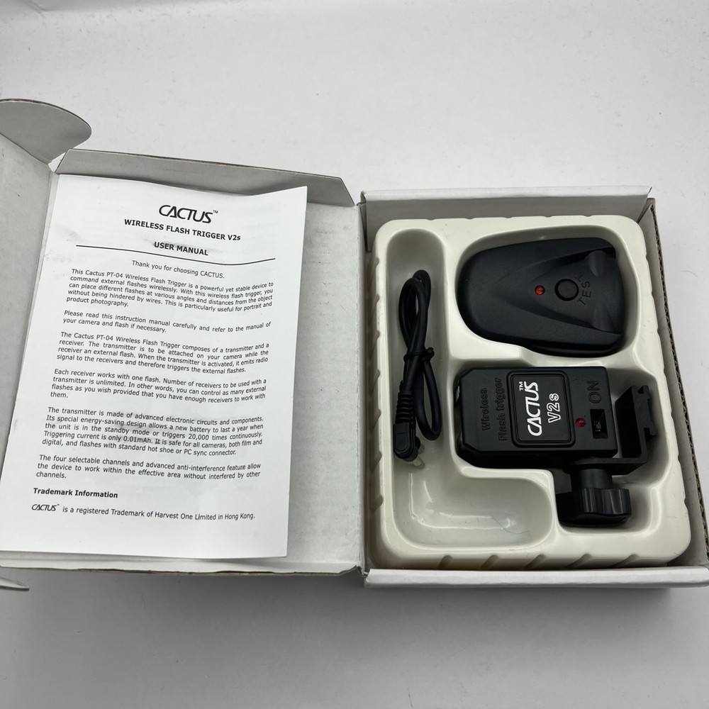 Cactus V2s Wireless Flash Trigger and Receiver RF604 4 Channels External Flashes