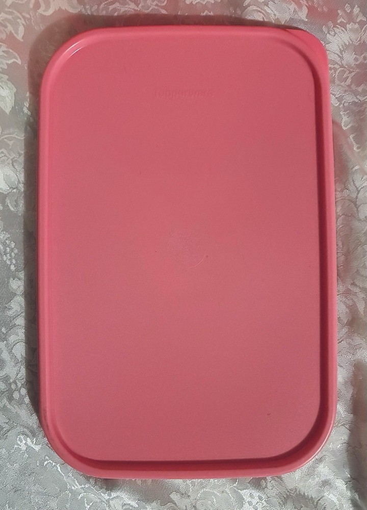 Tupperware Modular Mates Rectangular Seal Replacement Lid 1610 Candy Pink New