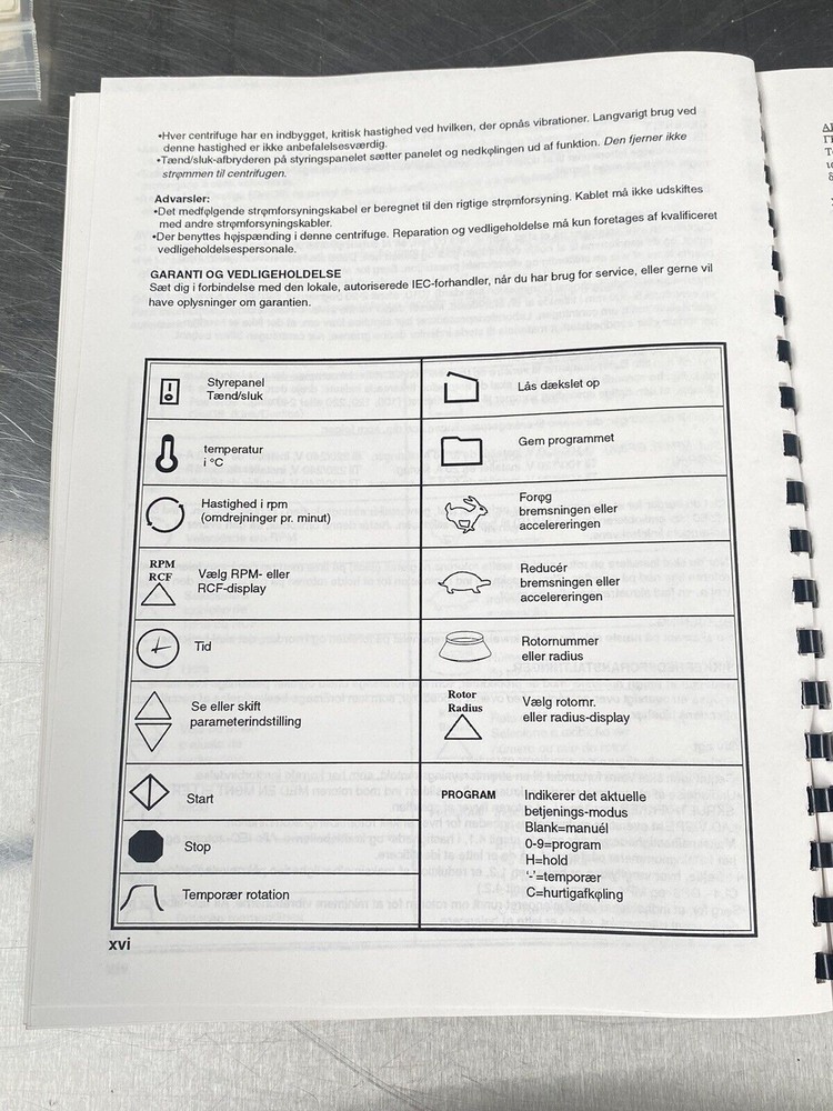 IEC Thermo OM3121 Version 3-5-7 - Users Manual /Instructions Book