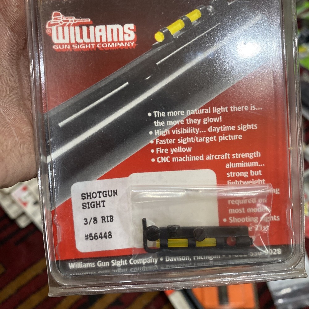 WILLIAMS™ FIRE SIGHT VENTILATED RIB WIDTH 3/8" 56448