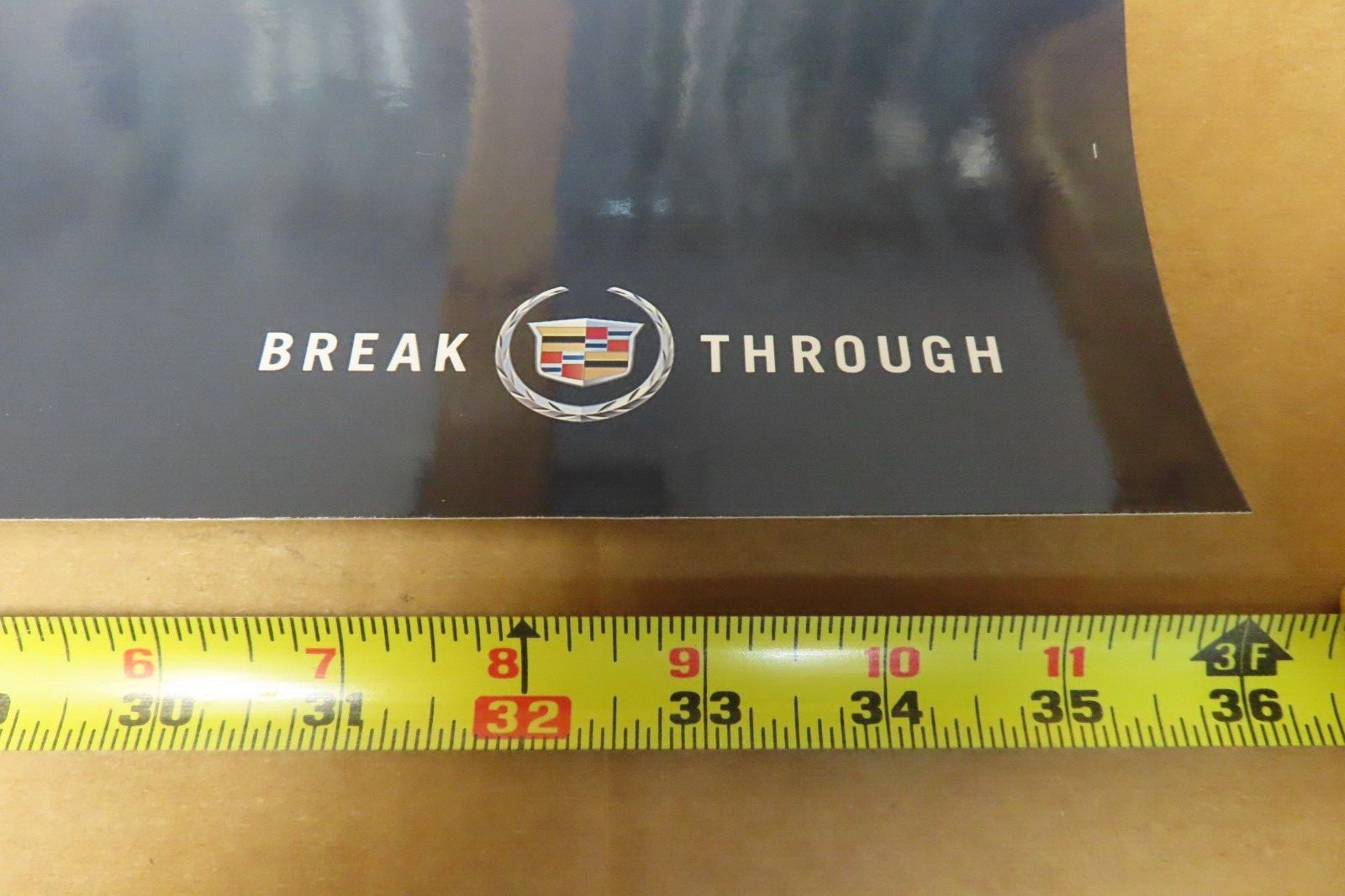 Factory GM original dealership Cadillac XLR-V, V series factory poster showroom