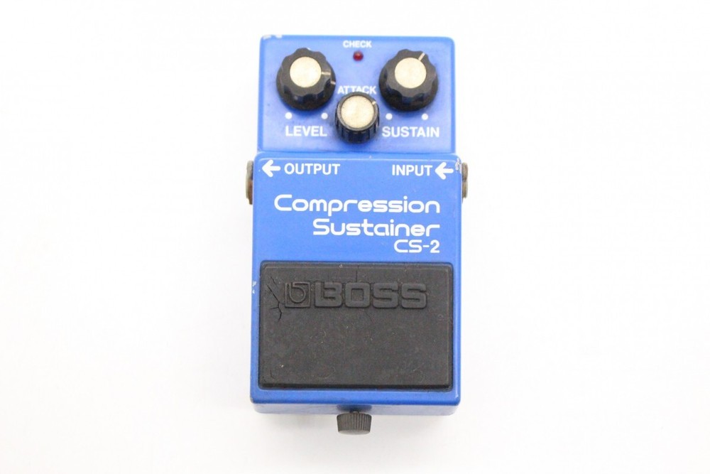 BOSS CS-2 Compression Sustainer Compressor Guiter Effect Pedal used japan