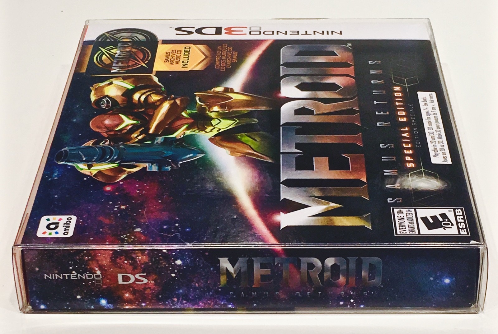 1 Box Protector for Metroid Samus Returns Special Edition Nintendo 3DS NTSC ONLY