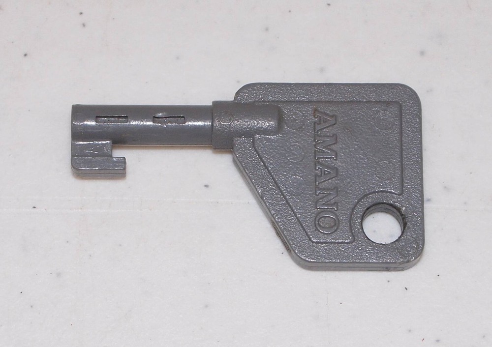 Vtg AMANO PIX-20 Digital Time Clock "KEY ONLY!! REPLACEMENT PART"