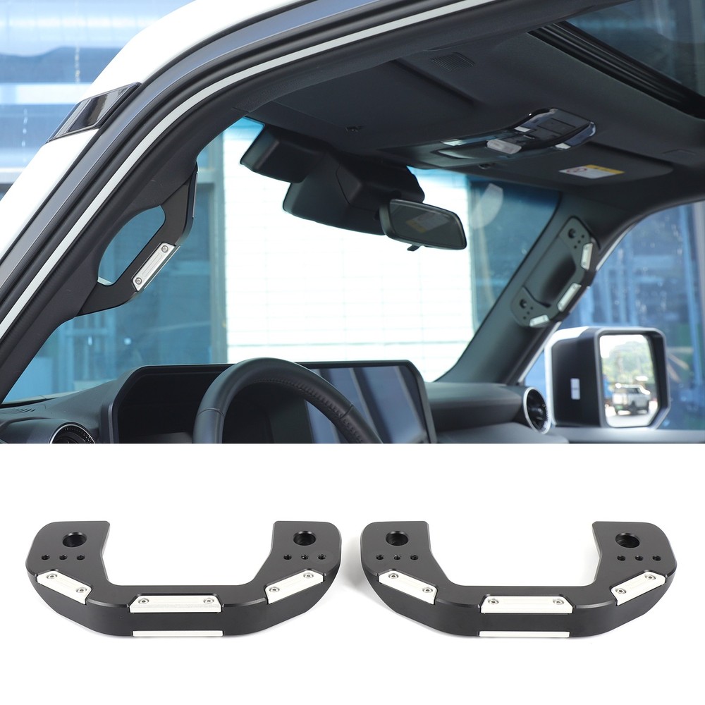 Black Pull Grab Handle A Pillar Windshield Trade For Land Cruiser LC250 2024+